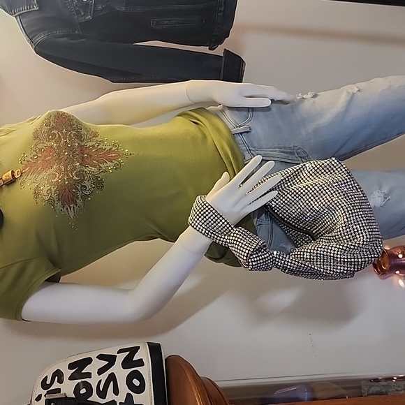 Madison West brand rhinestone handbag 👜 - Picture 7 of 9